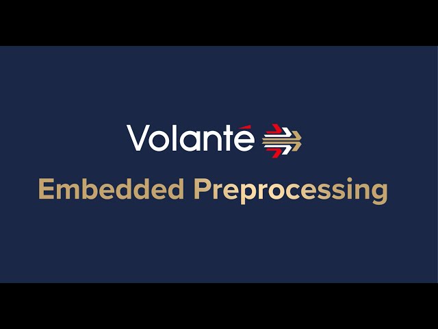 Volante Embedded Preprocessing: The fastest path to payments modernization and innovation - YouTube